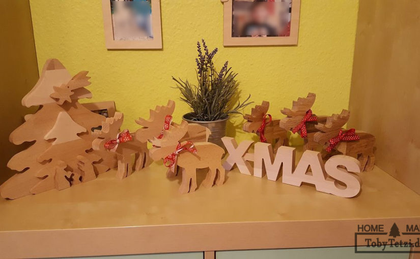 Weihnachtsdekoration aus Holz